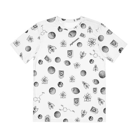 Bounce Beat Collage White Tee