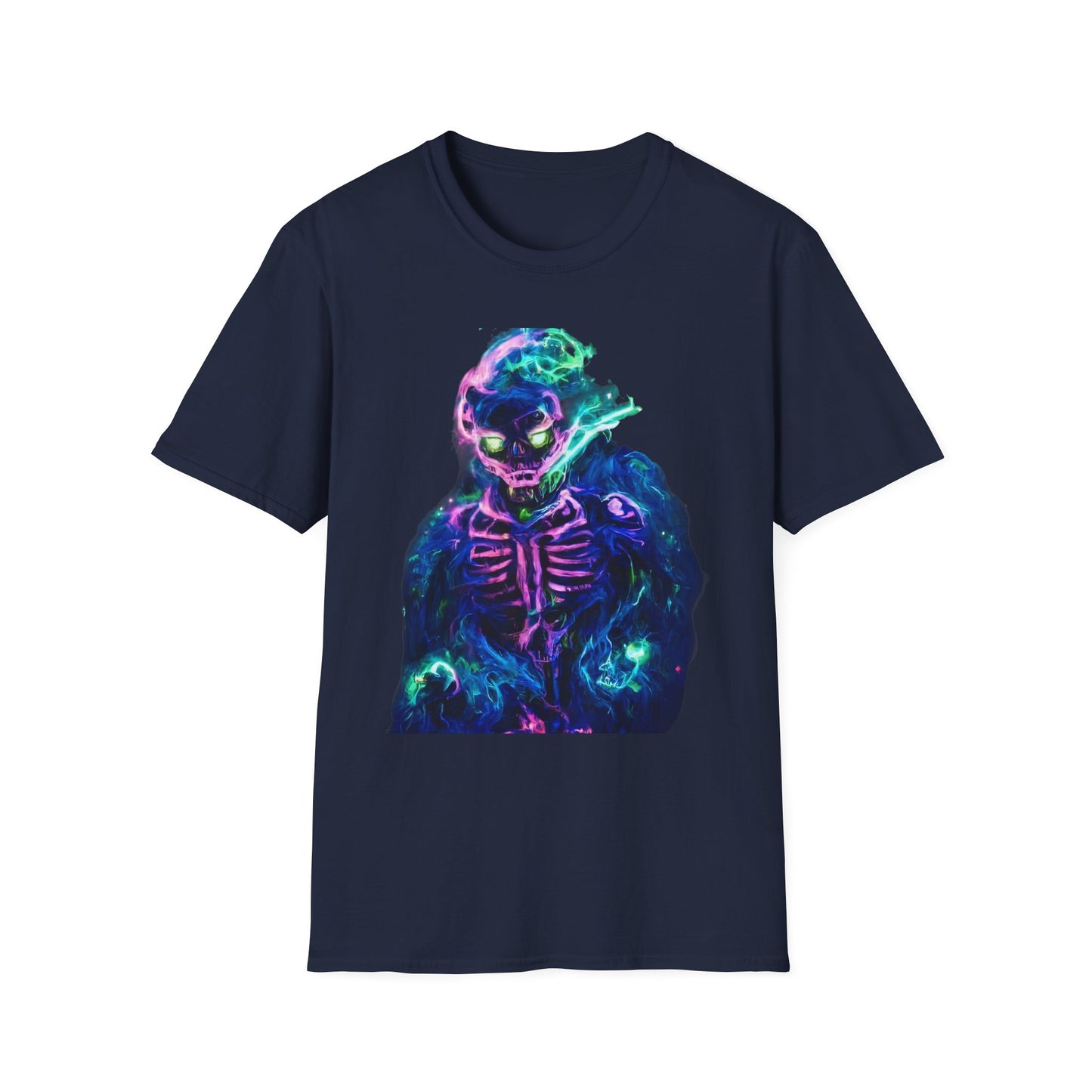Skeleton Purple Fire T-Shirt
