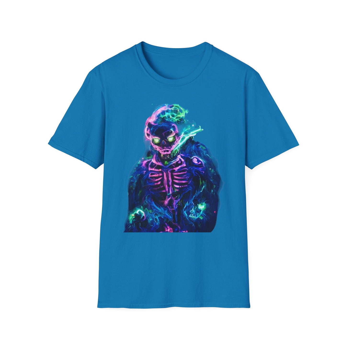 Skeleton Purple Fire T-Shirt