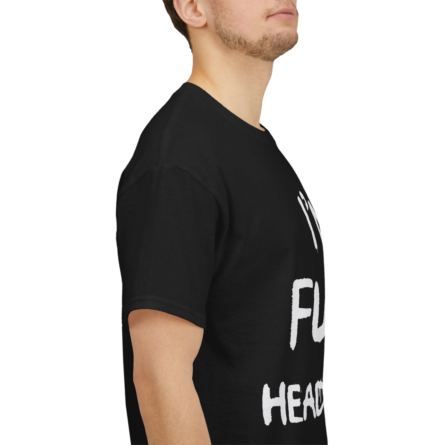 I'm a Fuckin Headbanger, Break your Fuckin Neck Bitch Cotton T Shirt, Dubstep and Riddim Lovers, Rave Clothing
