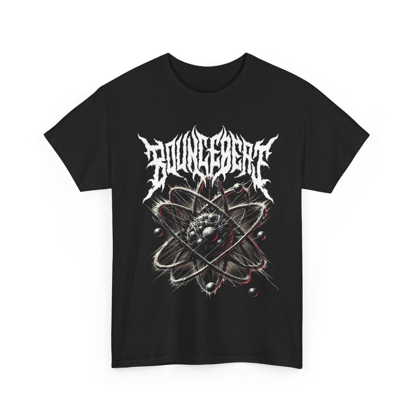 Bounce Beat Spikey Atomic Symbol and Alien Designer T Shirt