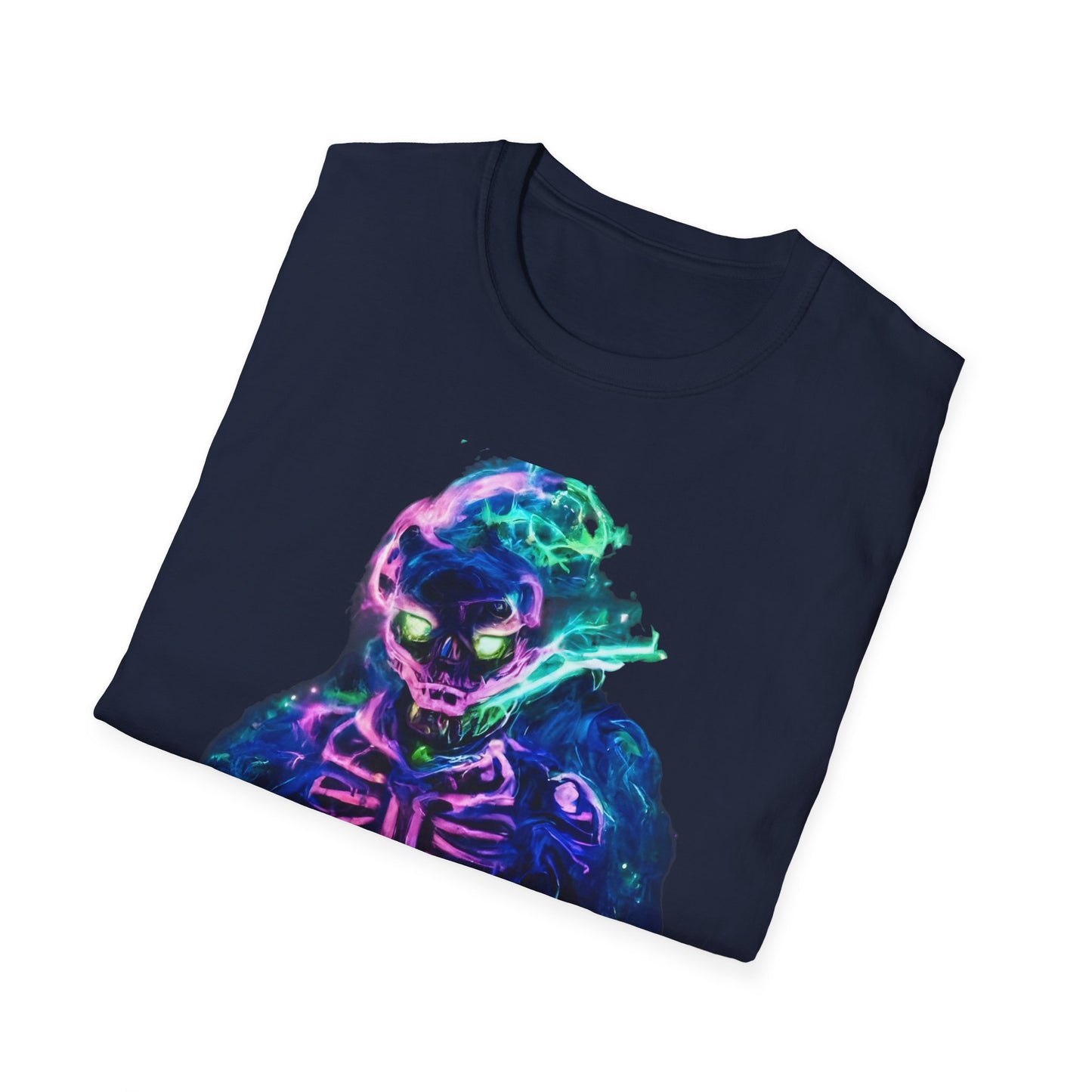 Skeleton Purple Fire T-Shirt