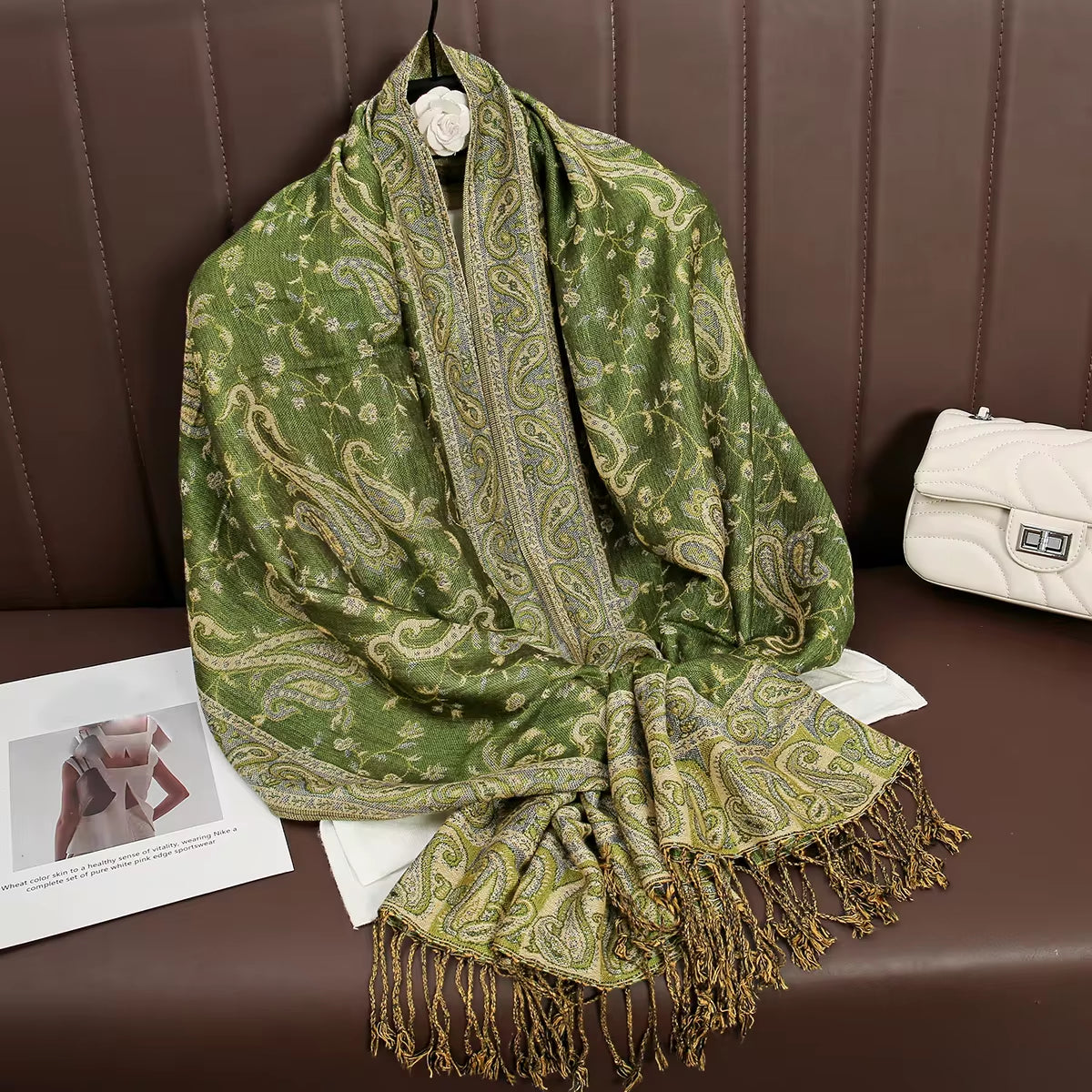 Luxury Brand Autumn Cashmere Pashmina Shawl Lady Wrap Warm Winter Scarves Design Print Female Foulard Cotton Stoles Scarf 2023